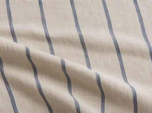 Guida completa al tessuto singolo a righe 100% lino
